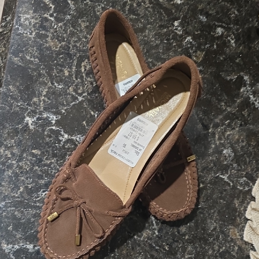 Michael Kors Brown Moccasins